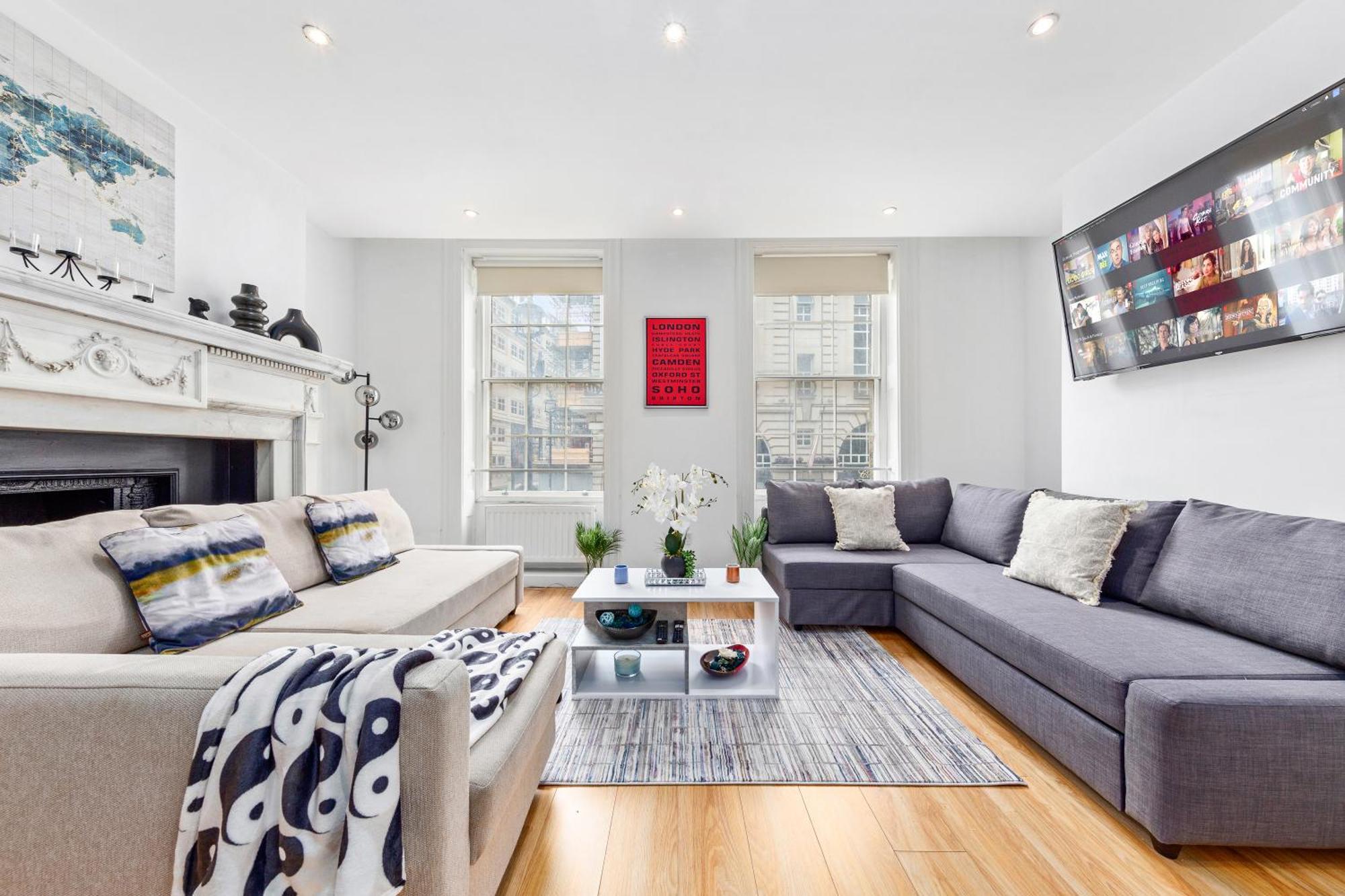 3-Bedroom Flat In London Sleeps 14 Hy1 المظهر الخارجي الصورة